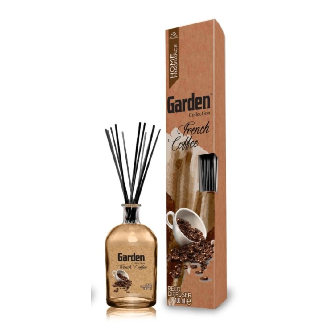 Garden French Coffee - vonný difuzér s tyčinkami 100ml