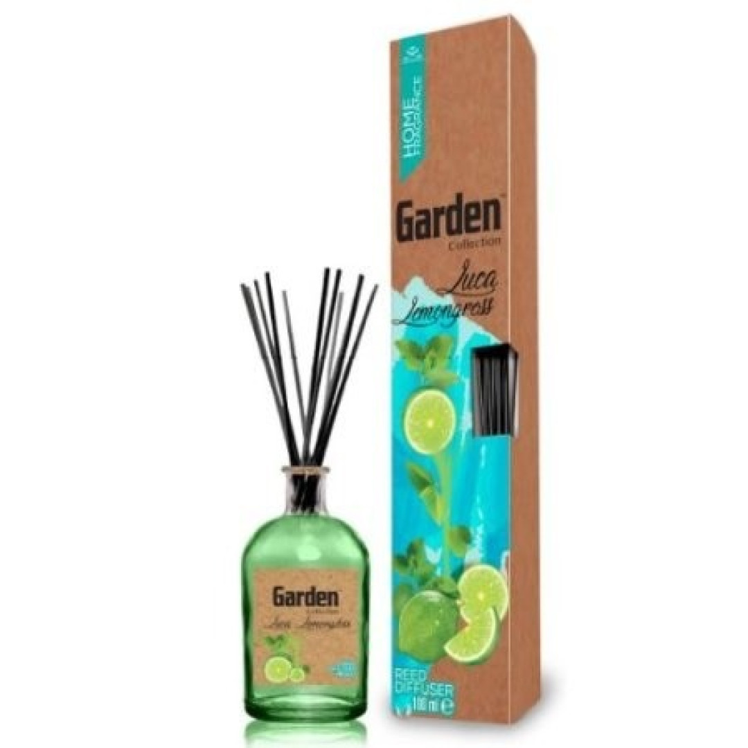 Garden Luca Lemongrass - vonný difuzér s tyčinkami 100ml