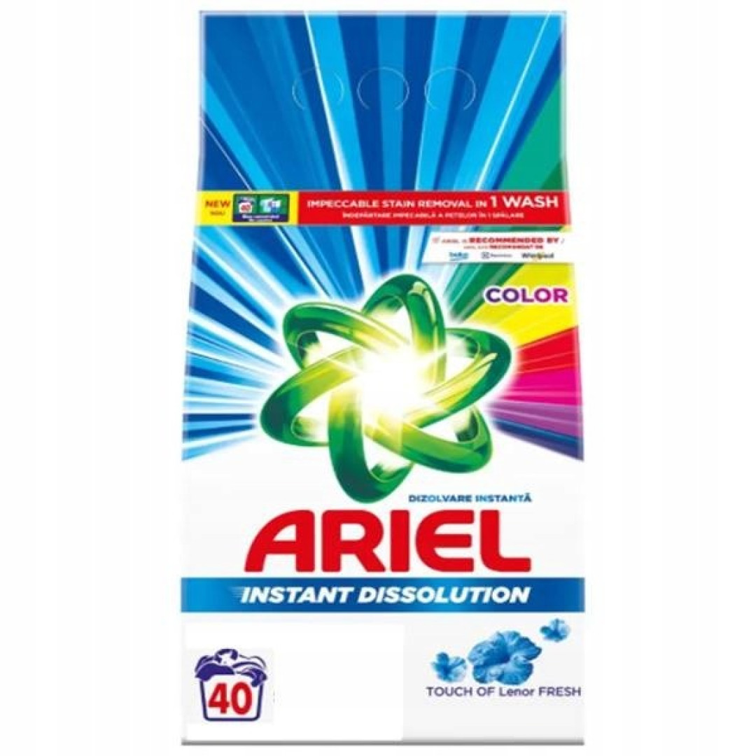 Ariel Color - prací prášok na farebnú bielizeň 3kg