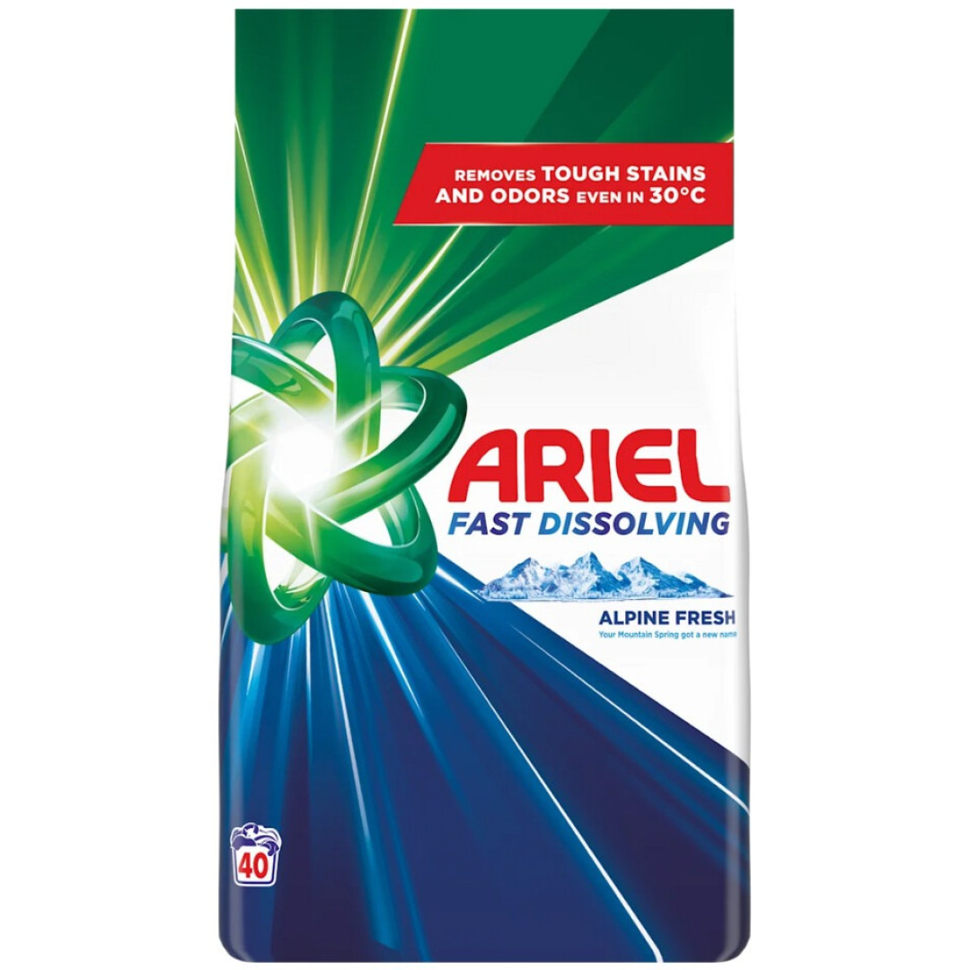 Ariel Alpine Fresh - prací prášok 2,2kg