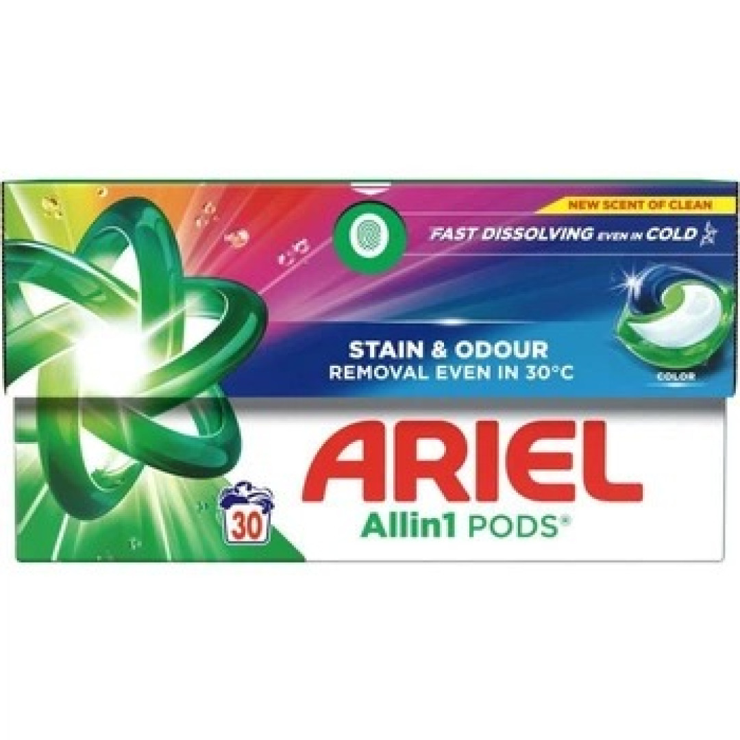 Ariel All in 1 Color - kapsuly na pranie farebnej bielizne 30ks