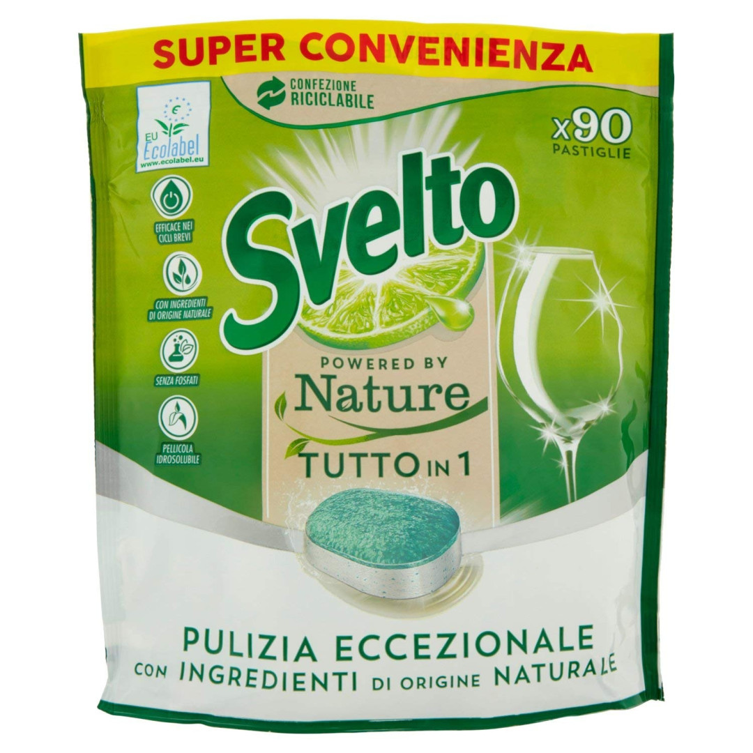 Svelto All in 1 Lemon - tablety do umývačky 90ks