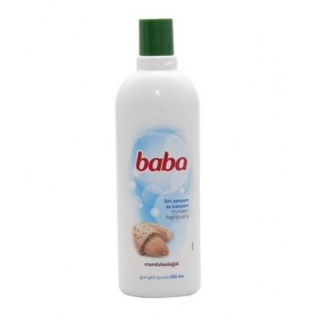 Baba - detský šampón 2v1 s mandľovým olejom 400ml