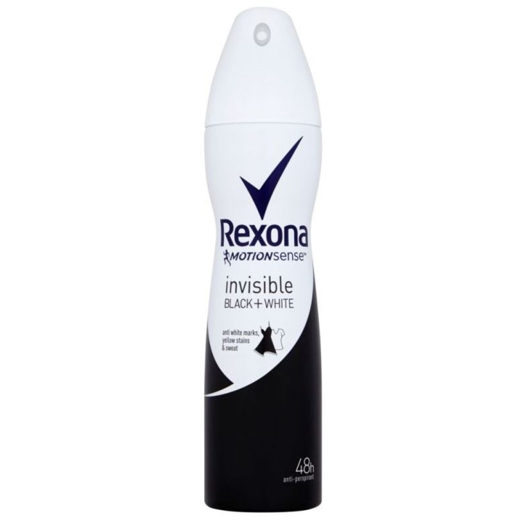 Rexona Invisible Black & White - antiperspirant sprej 150ml