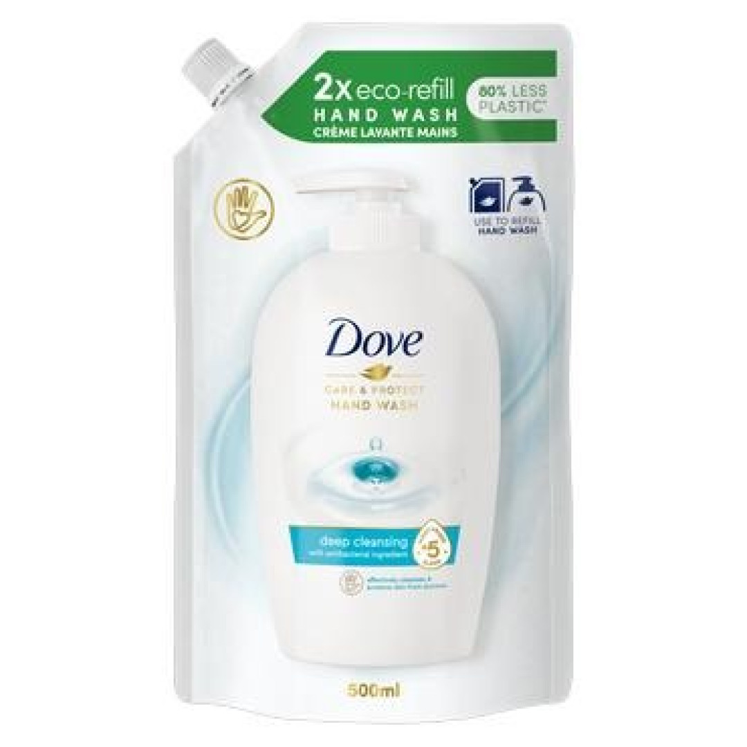 Dove Deep Cleansing - tekuté mydlo náplň 500ml