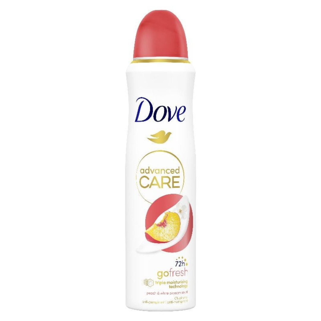 Dove Peach & White Blossom - antiperspirant sprej 150ml