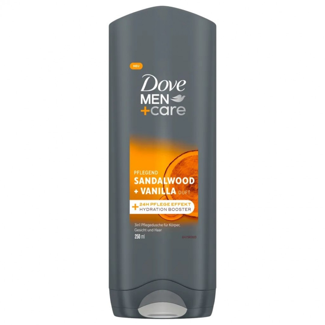Dove Men+Care Sandalwood&Vanilla - sprchový gél 250ml