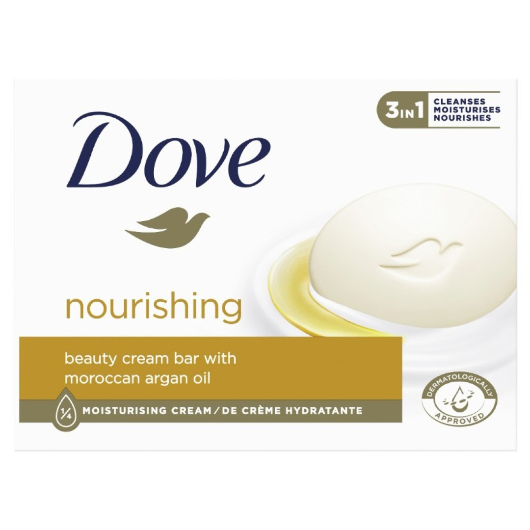 Dove Nourishing - tuhé toaletné mydlo 90g