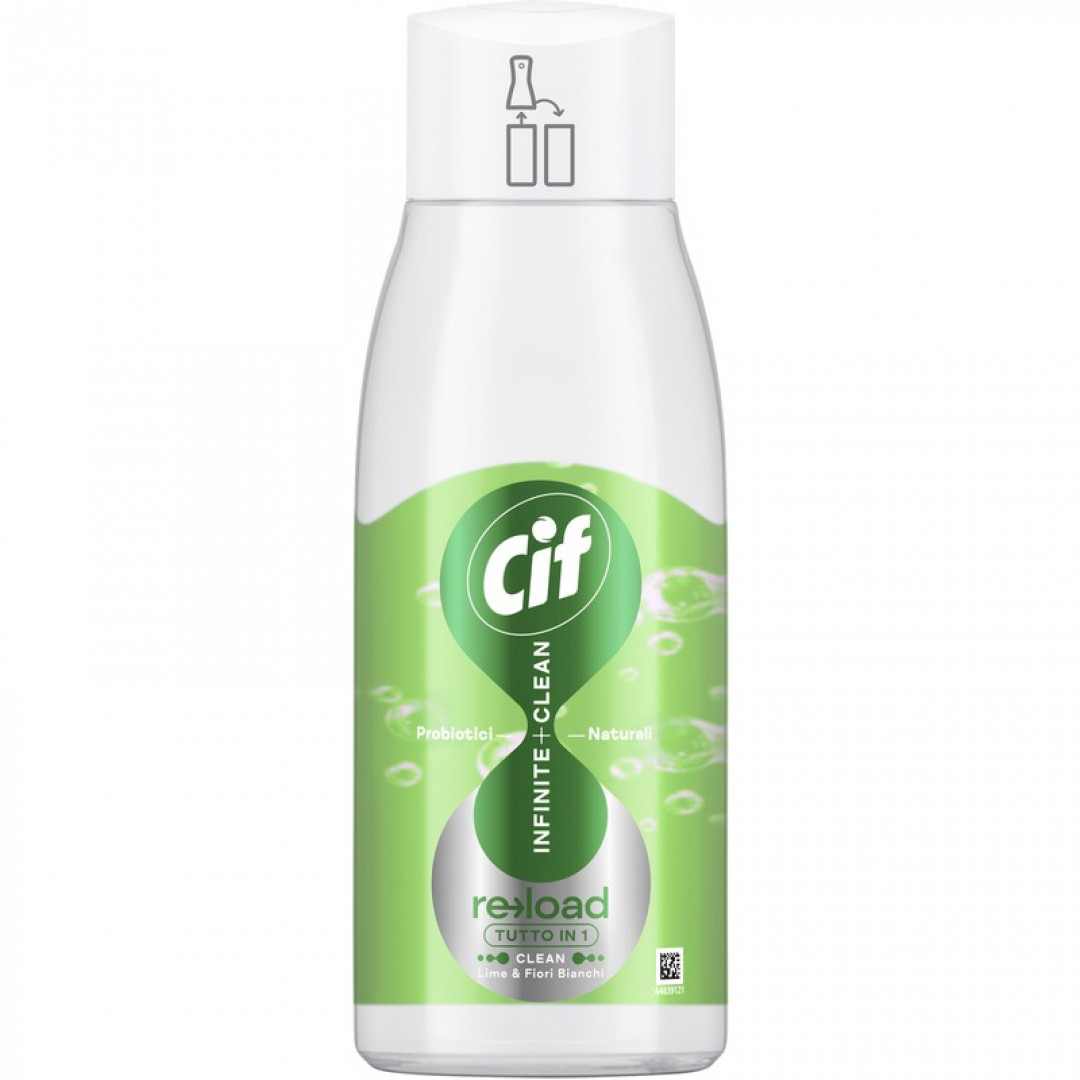 Cif Infinite Clean Lime & Fiori Bianchi - univerzálny čistič náhrada 590ml