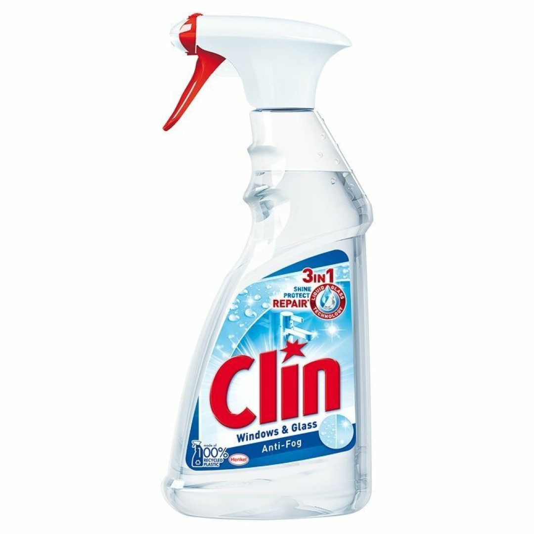 Clin Anti-Fog - čistiaci prostriedok na okná a sklá s efektom proti zahmlievaniu 500ml