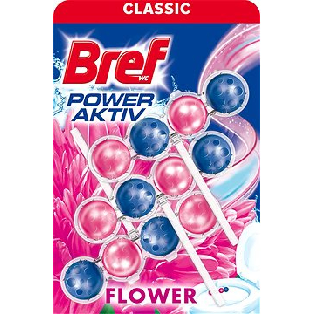 Bref Power Aktiv Flower - wc blok 3x50g