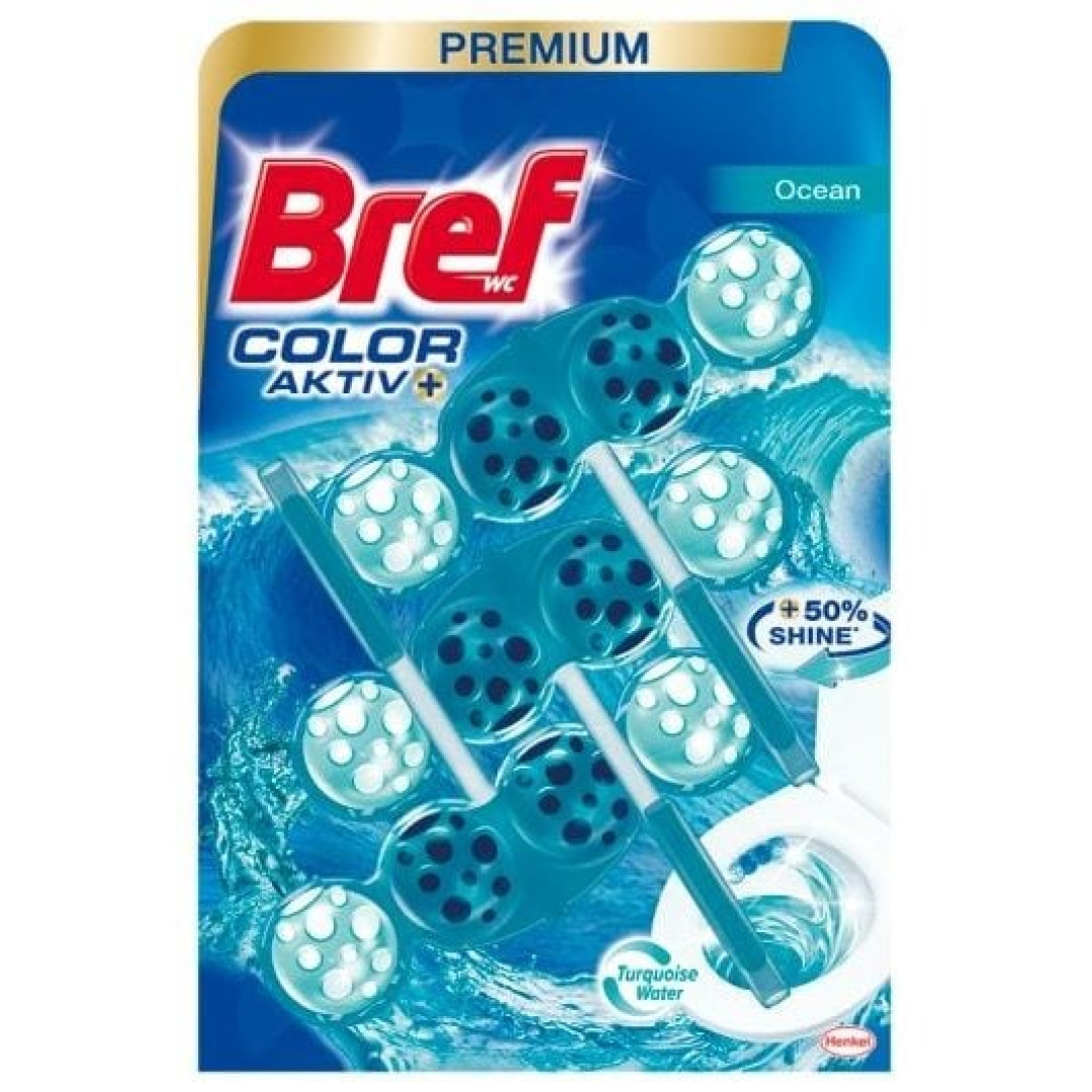 Bref Color Aktiv Ocean - WC blok 3x50g