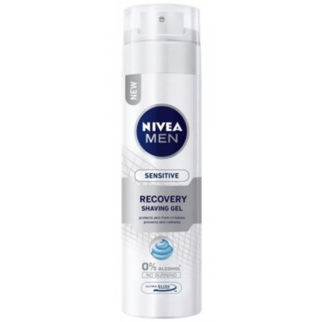 Nivea Men Sensitive Recovery - gél na holenie 200ml