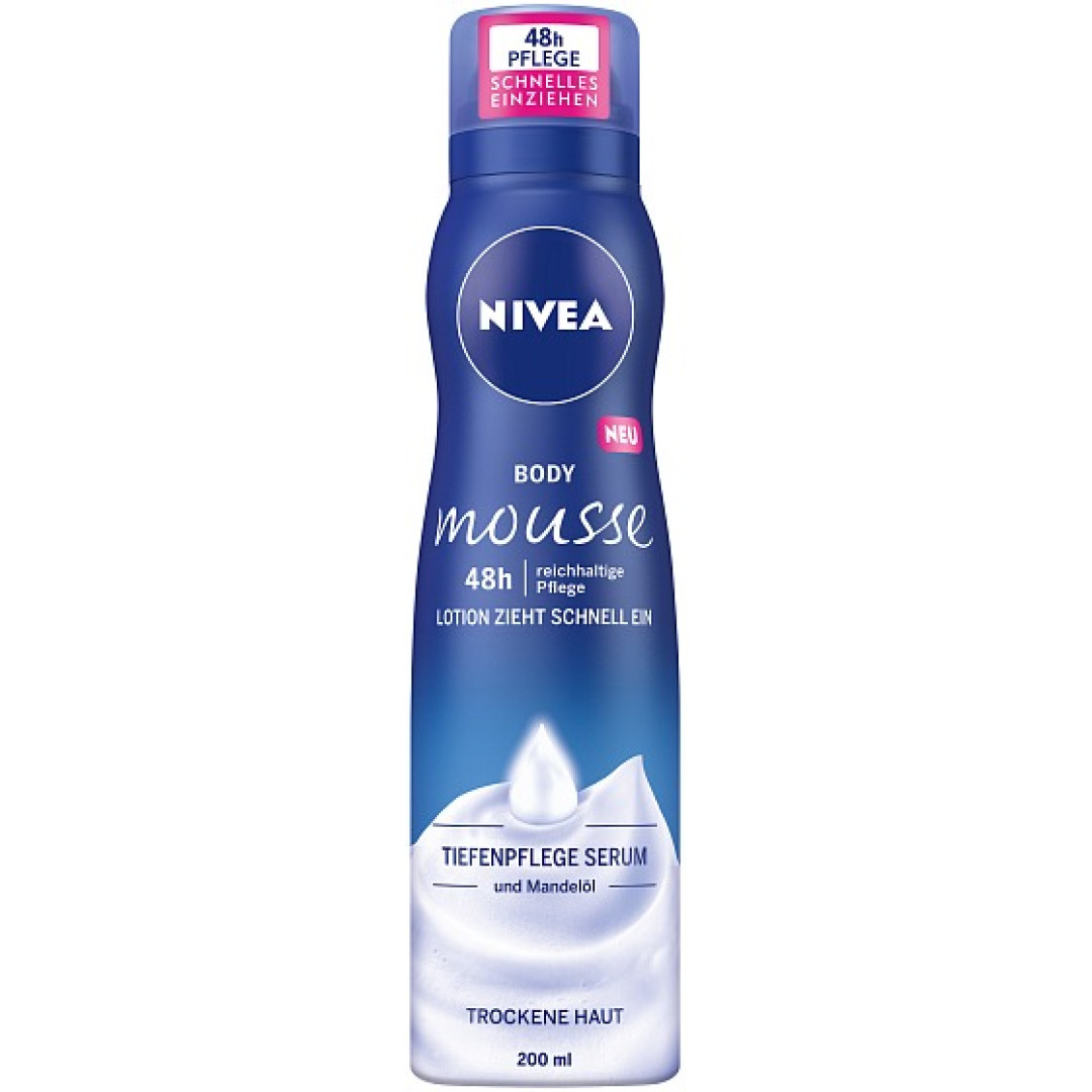 Nivea Body Mousse - výživná telová pena 200ml