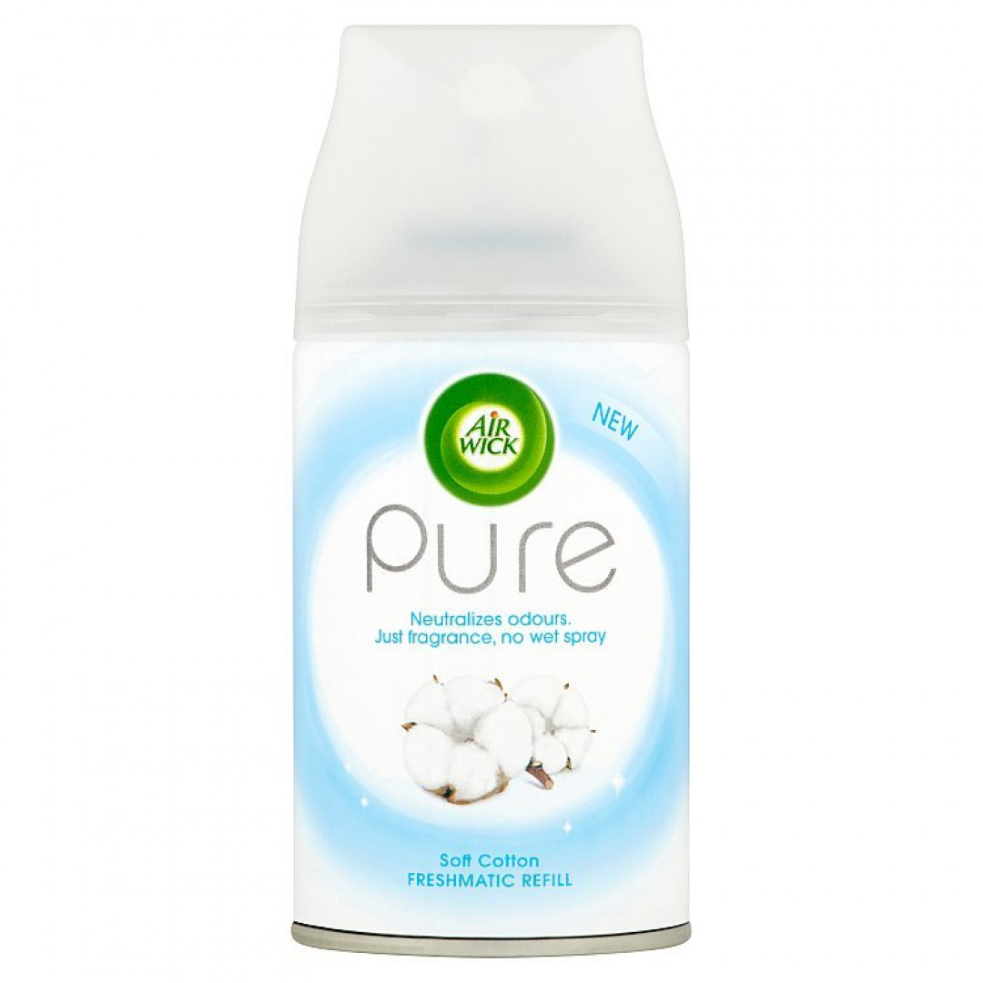 Air Wick Soft Cotton- náplň do osviežovača vzduchu 250ml